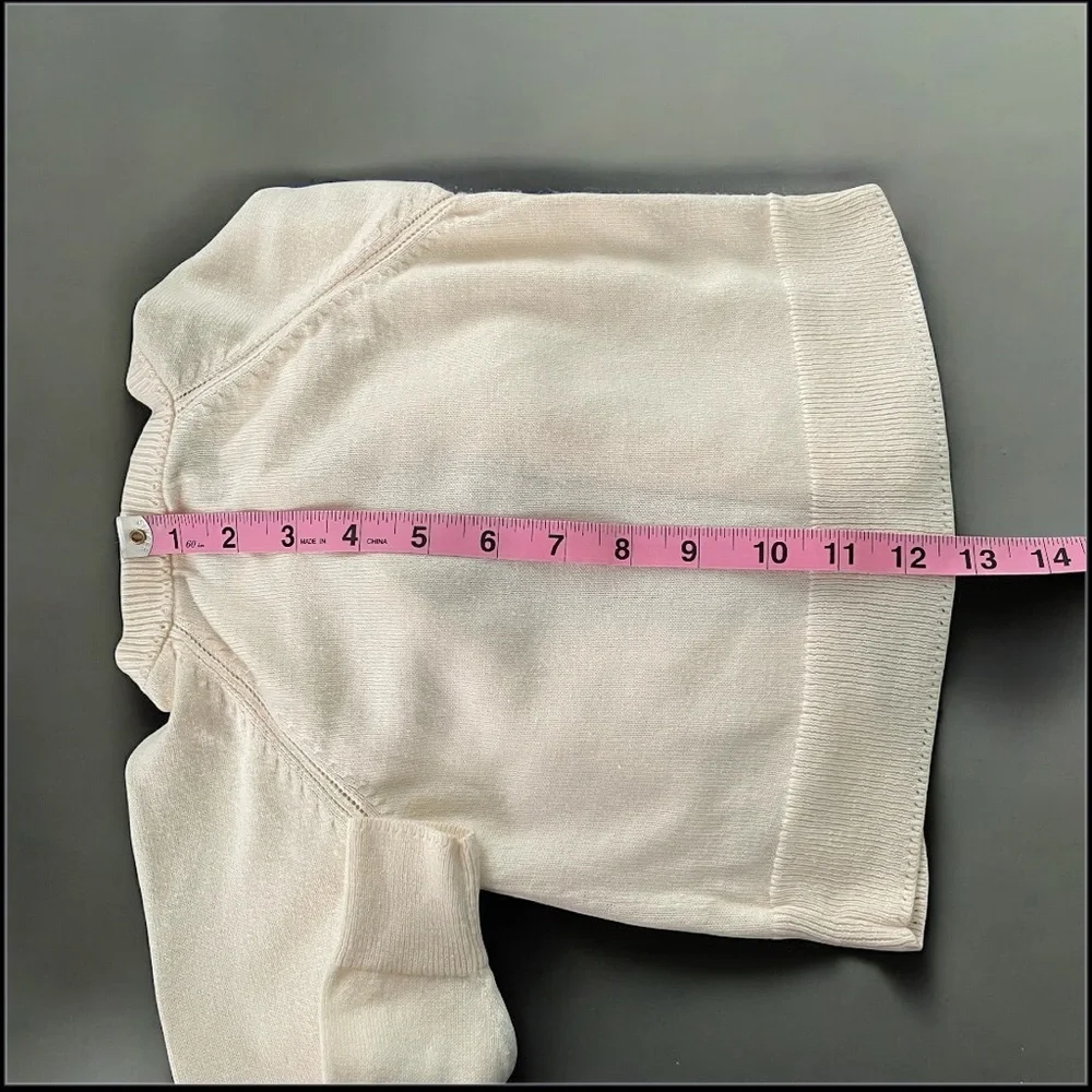 Cat & Jack Ivory Button Down Toddler Cardigan